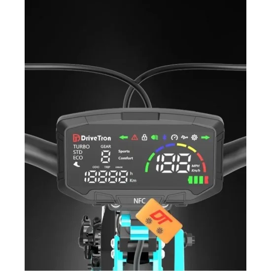 DriveTron DT10 Electric Scooter Dual Motor - Blue